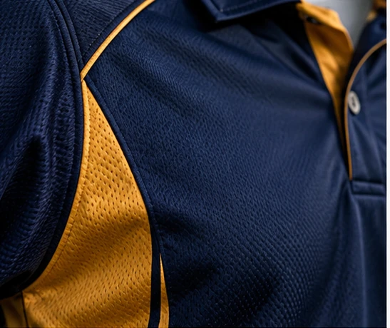 colour & panels cricket garment detail
