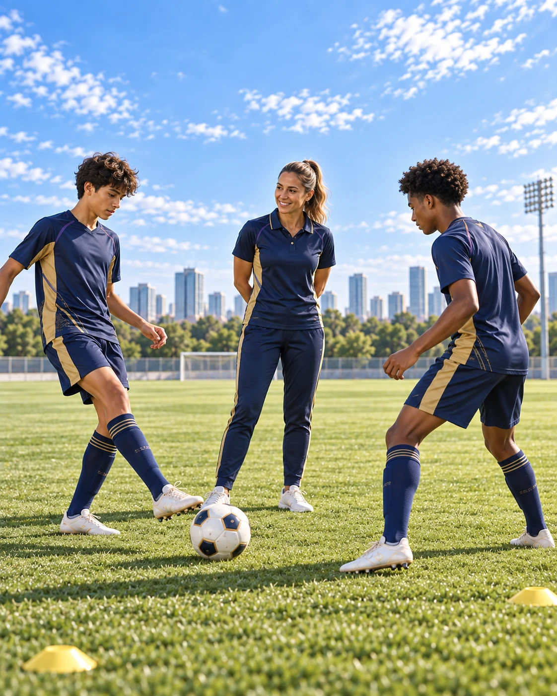 complete match kits editorial soccer teamwear on an athlete