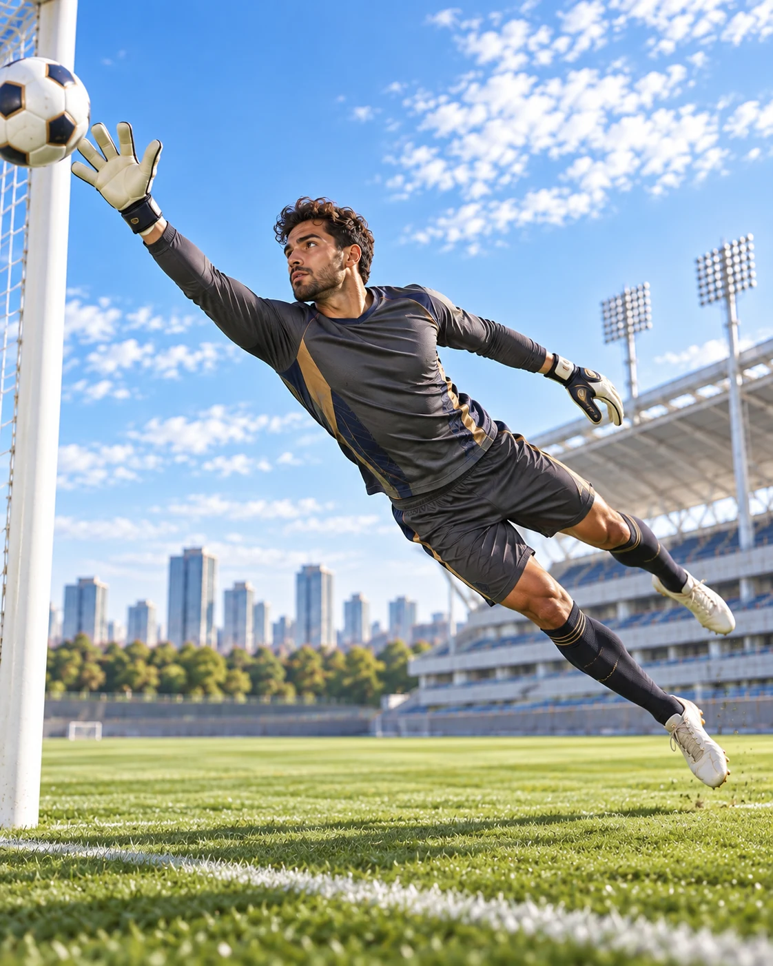 goalkeeper kits editorial soccer teamwear on an athlete