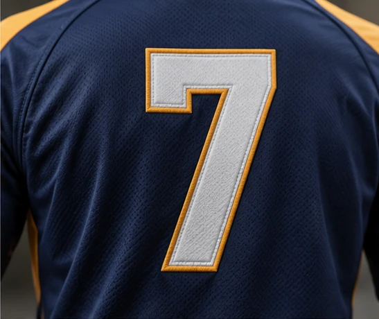 player identification volleyball garment detail